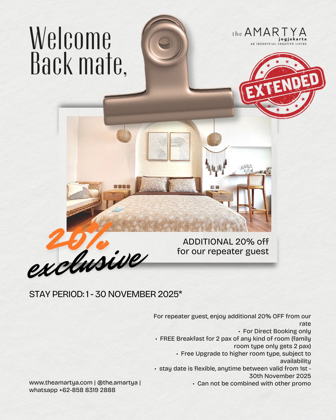 Nov 2025 - welcome back